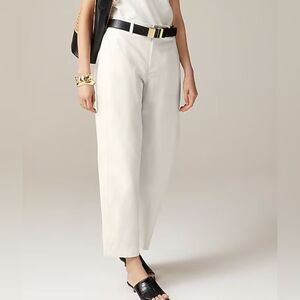 J.Crew Barrel-leg pant in cotton blend NWOT Size 27